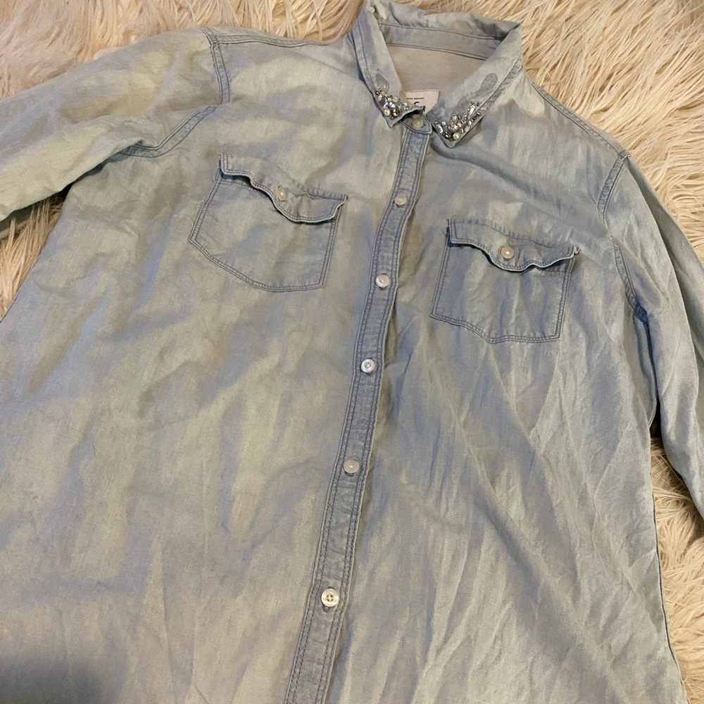 Hollister Button Down Long Sleeve Shirt